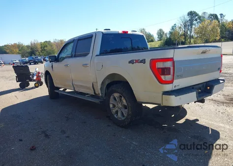 2022 Ford F-150 Platinum from USA, damaged, VIN 1FTFW1E52NFB57648